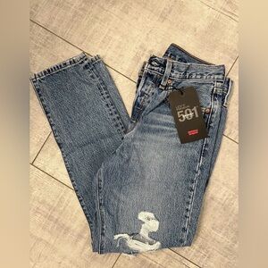 NWT LEVI’S Premium 501 High Waist Skinny Jeans “Nice As Pie” Size 26 x 28